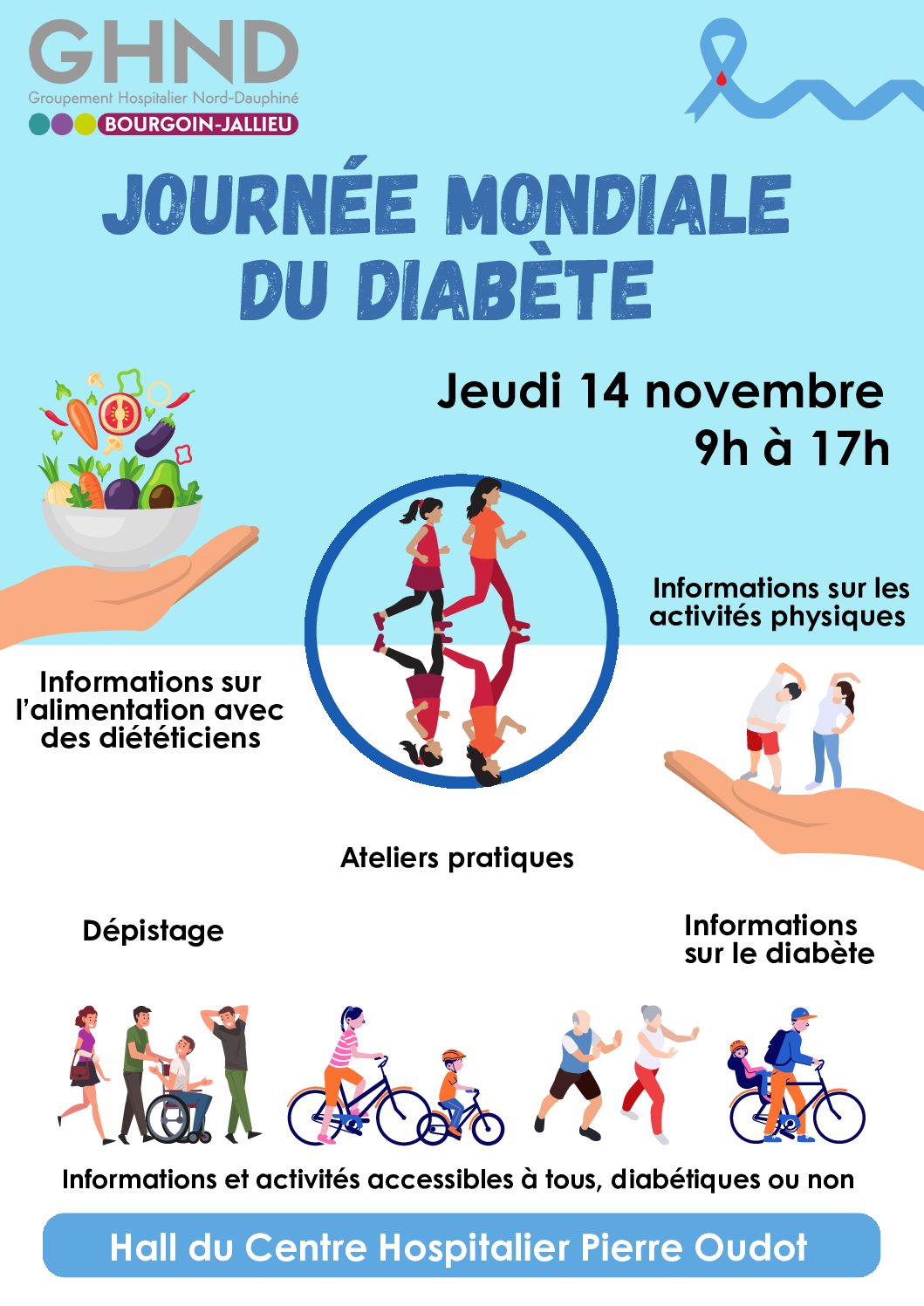 Au CHPO, le jeudi 14 novembre 2024 : Journée Mondiale du Diabète !